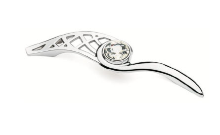 Мебельная ручка-скоба с камнем TL 15.10067-TL 15.10071, TL 15.10196