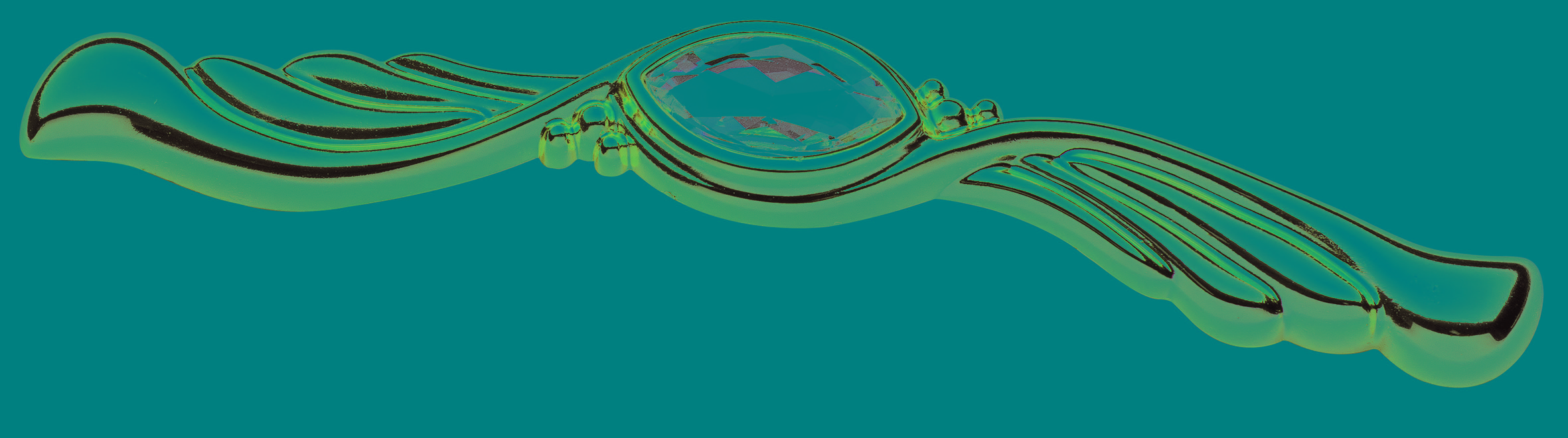 Мебельная ручка-скоба с камнем TL 8.10495-TL 8.10498